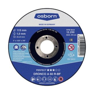 Osborn Dronco troxos kopis sidirou inox Perfect 115