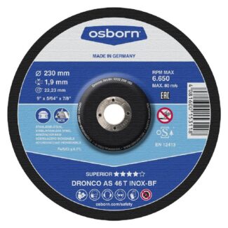 Osborn Dronco troxos kopis sidirou inox Special 230