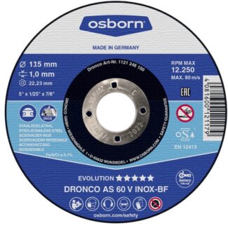Osborn Dronco troxos kopis sidirou inox evolution 115