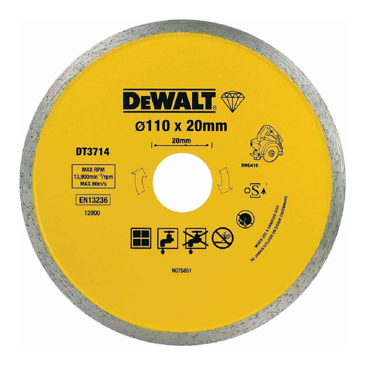 Dewalt diamantodiski plakidion DT3714 Dewalt diamantodiski plakidion DT3714