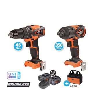 krausmann set drapanokatsavido kroustiko kai mpoulonoklido 18v us104 25sb