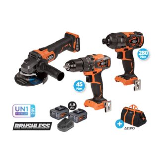 krausmann set drapanokatsavido kroustiko kai palmiko katsavidi kai pistoleto 18v us115 24sb 1