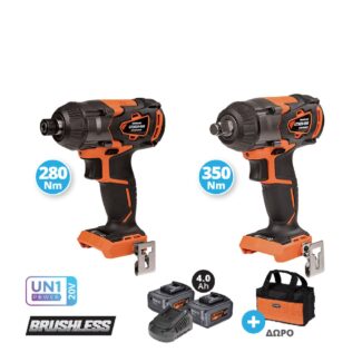 krausmann set palmiko katsavidi kai mpoulonoklido 18v us105 24sb