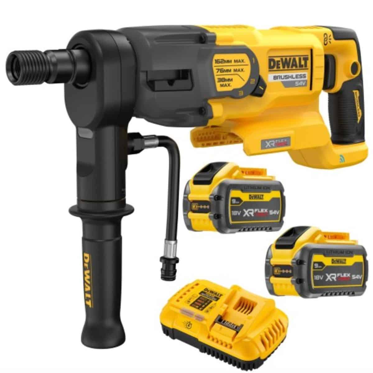 Dewalt karotiera mpatarias 54V DCD150X2 Dewalt karotiera mpatarias 54V DCD150X2